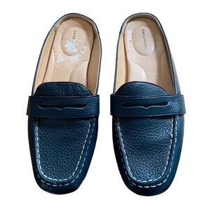 Land’s End Leather Driving Loafer Mules